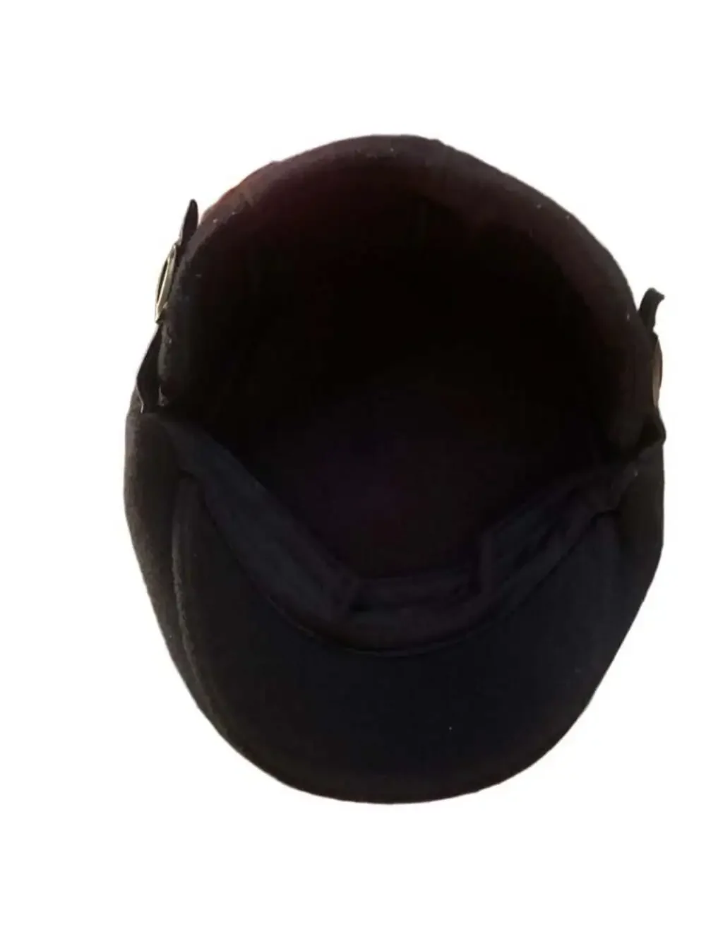 Mens Adjustable Wool Blend Flat Ivy Newsboy Cap Black Driving Hat